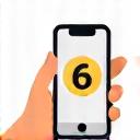 Hand holding a smartphone with a call icon on screen