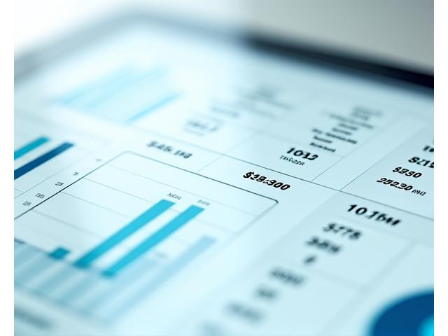 Overview of digital financial dashboard with charts and graphs, representing comprehensive portfolio analysis.
