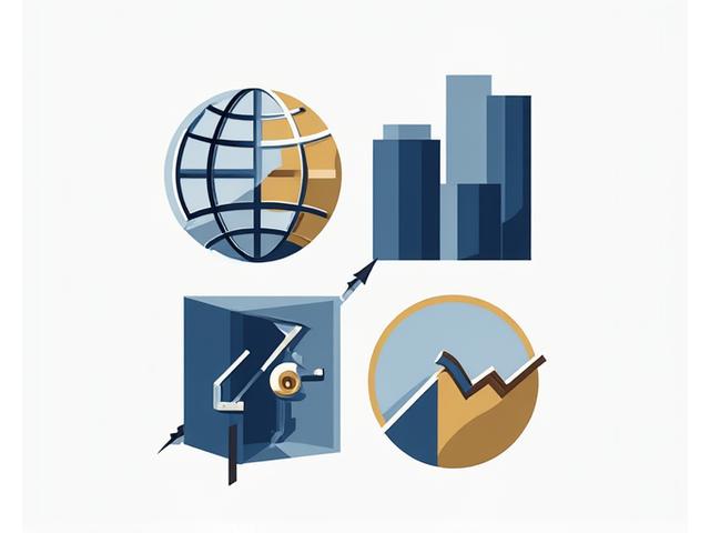 Diverse icons representing alternative investment options: globe for global markets, building for real estate, dollar for private equity.